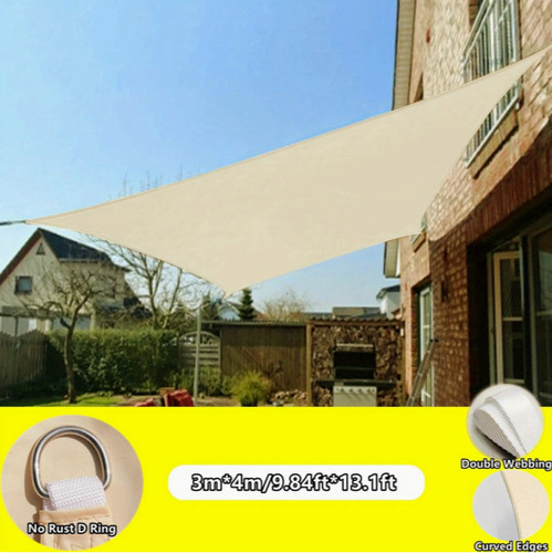 3mx4m sun shade - sail, outdoor