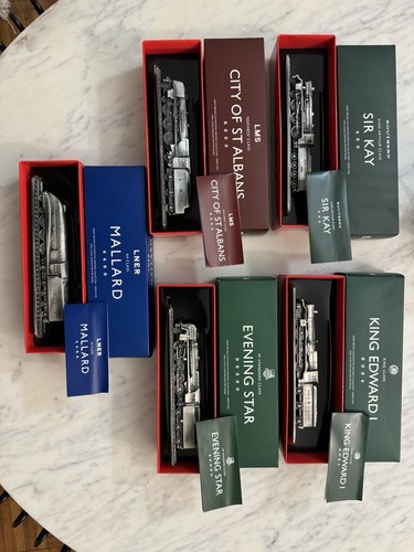 Vintage trains pewter models - trains,