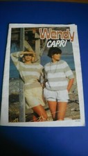 Wendy Capri women's fashion Knitting Pattern Book 
