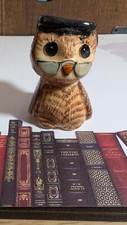 Philip Laureston Scholar Figurine Ceramic Owl numbered 053 UK, GC