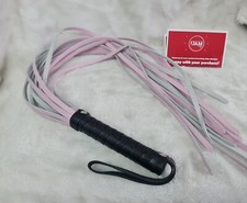 flogger, Baby Pink, caning, spanking, Leather whip/flail, Sissy, Bondage, BDSM