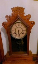 Antique ansonia aden wooden - ansonia,