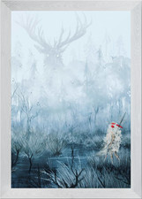 Frozen lack Framed Wall Art