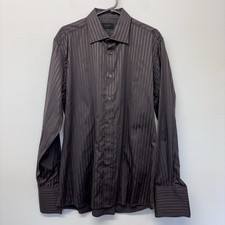 Duchamp Shirt Size 17" Brown