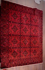 Large Handwoven Afghan   Wool Rug