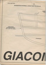 MODEL BOAT PLANS GIACOMO