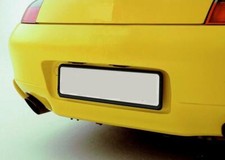 1 Pair GLOSS BLACK Number Plate Surrounds fits FORD