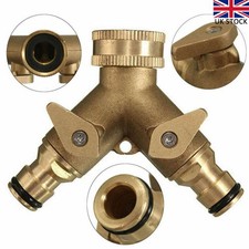 Way brass garden hose - garden, pipe
