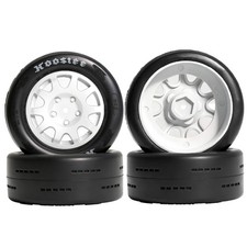 4pcs Rubber RC Car Tires and