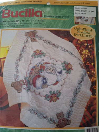 Cross stitch kit stamped - cross,