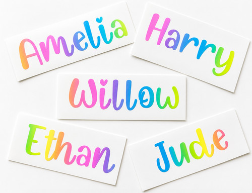 Personalised rainbow vinyl - personalised,