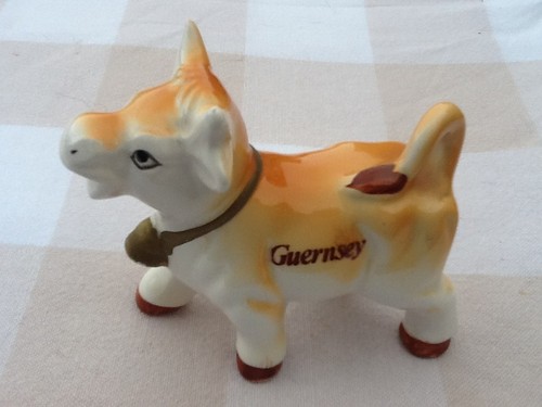 Vintage guernsey cow - vintage,