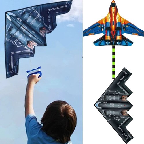 Good flying plane kites - plane, black