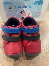 Startrite Boys Pre-Walkers Baby Turin Red Leather Nubeck  Shoes
