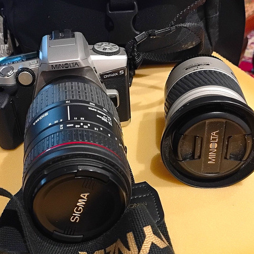 Minolta dynax silver 35mm - dynax,