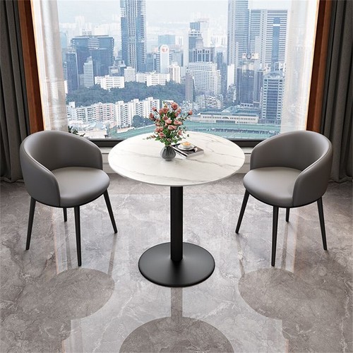 Large round marble - large, dining