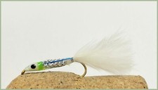 White Minnow Fry pattern Trout