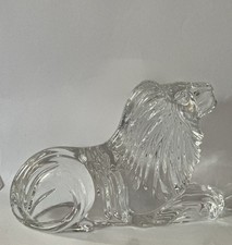 Waterford Crystal Resting Lion