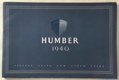 Humber car range - range, sales