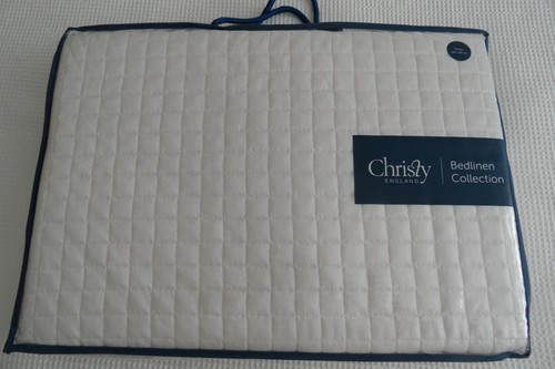 Christy white quilted cotton - white,