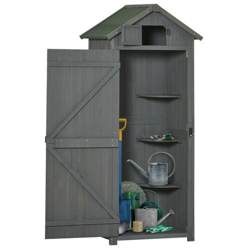 Garden storage shed grey - storage,