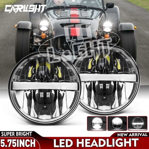 Pair 75 inch black - 3/4", 5.75"