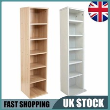 6-Tier Wooden CD DVD Media