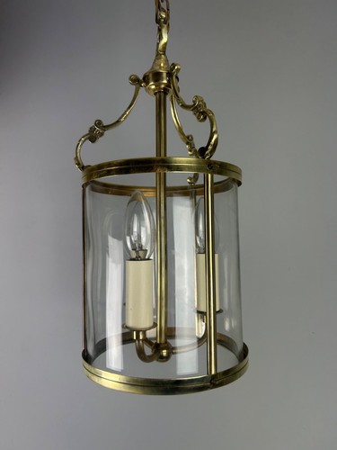 French polished brass triple