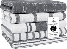 Pack of 5 Tea Towels for