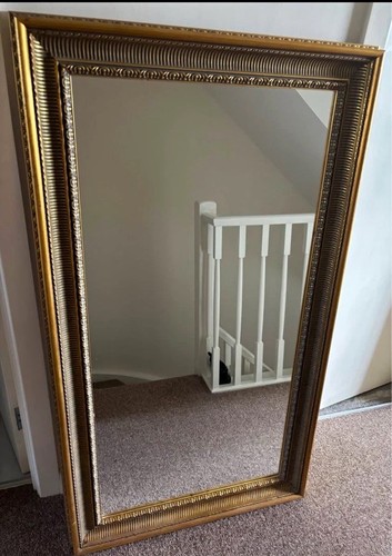 Large gold ornate framed - large,