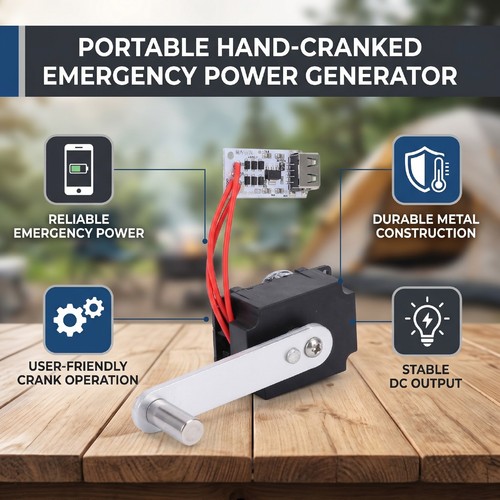 Hand cranked generator - hand,