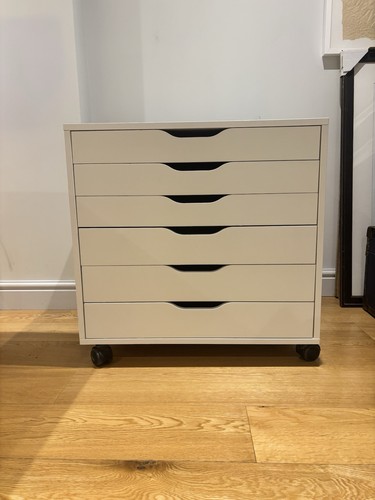 Ikea alex white drawer - alex, 6-drawer