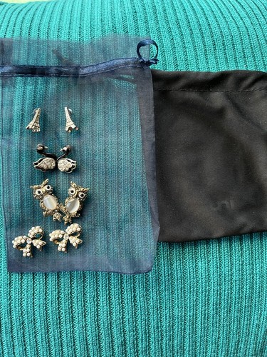 Topshop earrings owl bow - topshop, owl,