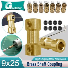 Brass Shaft Coupling Rigid Shaft Coupling Coupler Motor Joint Connector RC Boat