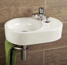 HIB Brienza 8998 Cloakroom Wash Basin With Towel Rail & Soap Dispenser