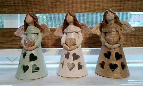 Hand made ceramic angel - made,