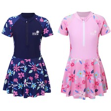 Kids Girls Flower Print Tutu