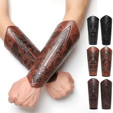 Medieval Leather Wrist Guards