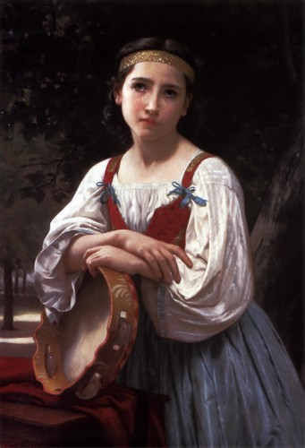 Bohemienne tambour de - au,