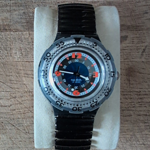 Vintage 1994 swatch scuba 200 - scuba,