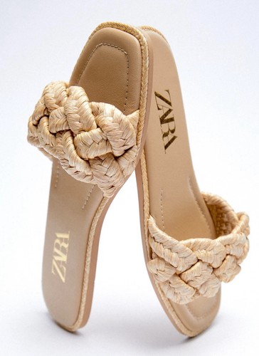 Zara slip flat - zara,