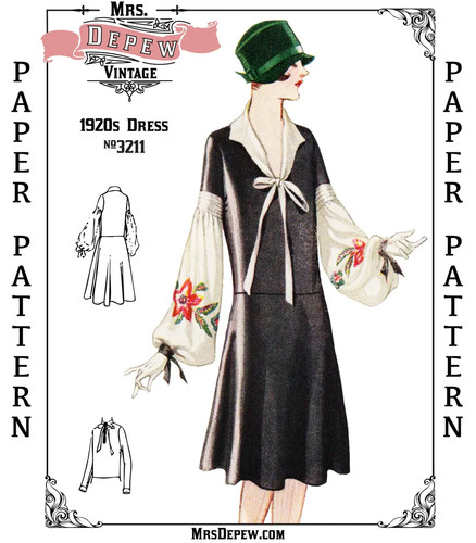 1927 vintage sewing pattern - vintage,