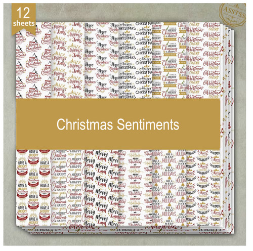 Christmas sentiments craft - christmas,