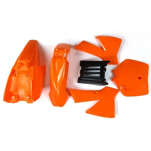 Orange plastic fender - orange,