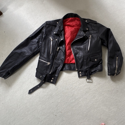 Unisex leather biker - leather,