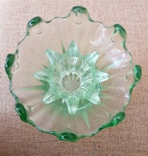 Vintage Sowerby Art Deco green