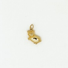 Genuine 9ct Yellow Gold Pig