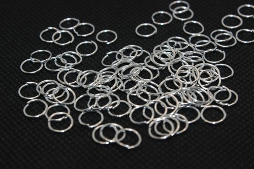 Jump rings silver plated - jump,