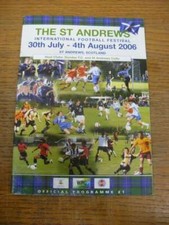 30/07/2006 St Andrews International Football Festival: Tournament Brochure - inc