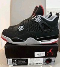 Air Jordan 4 Bred 2019 UK 8.5